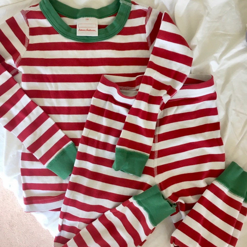 Hanna Andersson Long Johns Christmas 110